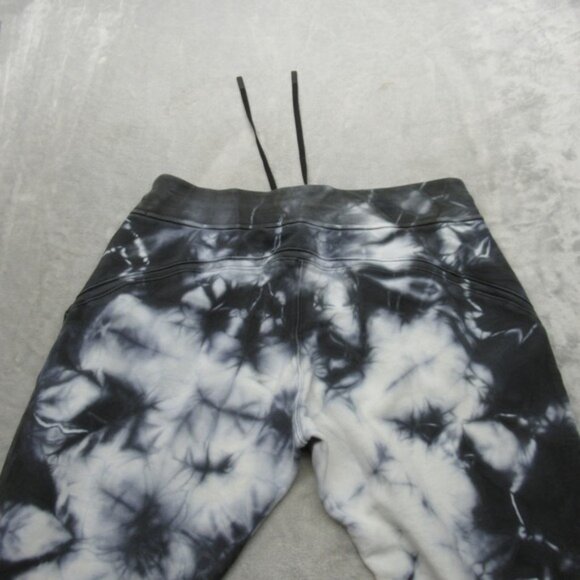 Lululemon Pants Womens 12 Gray White Tie Dye Drawstring Waist Down Jogger 33x27 - Picture 8 of 13